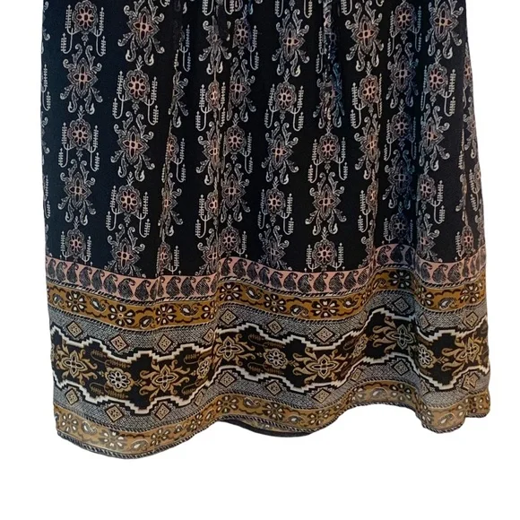 Madewell Lace Up Burnished Floral 3/4 Sleeve Sheer Mini Dress Women’s Size 2 - Picture 5 of 12